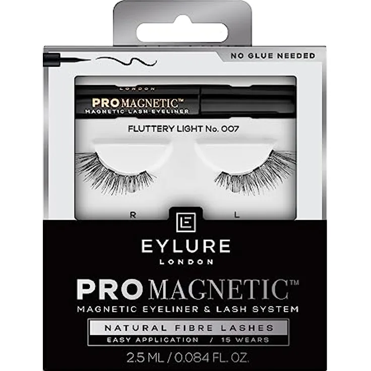 Eylure Magnetische Wimpern Natural Fibre Lashes - No.007 Künstliche Wimpern