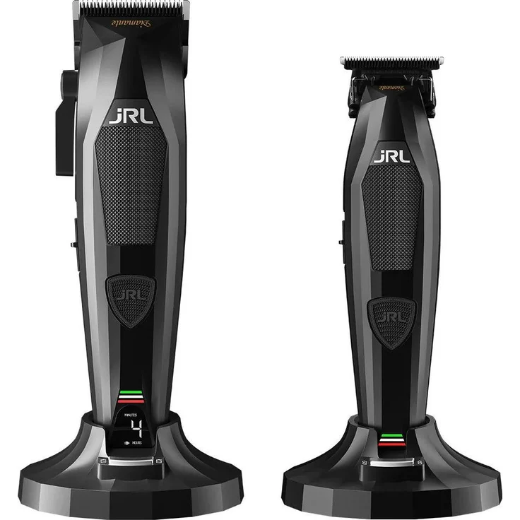 JRL Diamante Haarschneider Kit, Clipper und Trimmer Combo, schwarz, Brushless Motor, 4 Stunden Akkulaufzeit, Quick-Swap Blade
