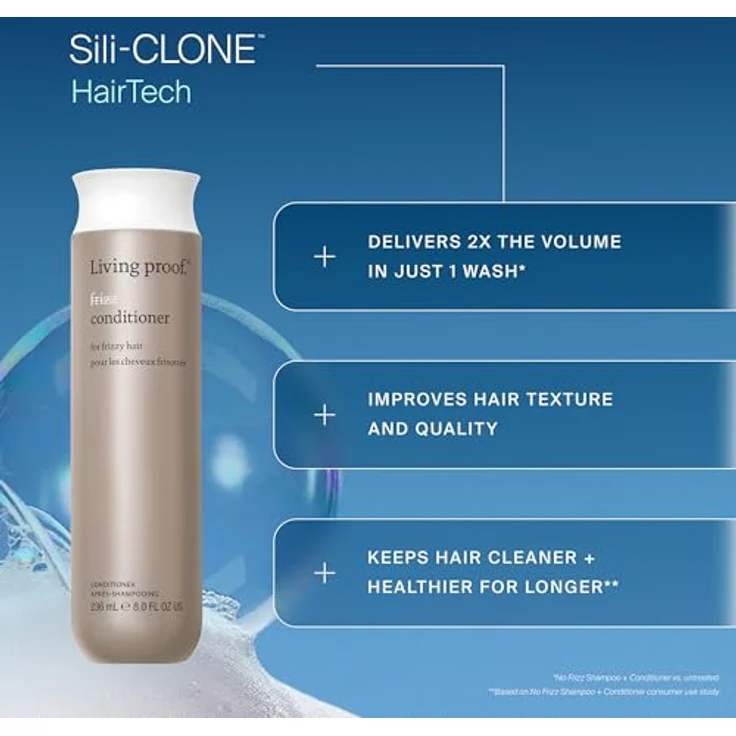 Living Proof No Frizz Conditioner 60ml, silikonfreier glättender Conditioner für alle Haartypen, feuchtigkeitsspendend und frizzreduzierend – Bild 4