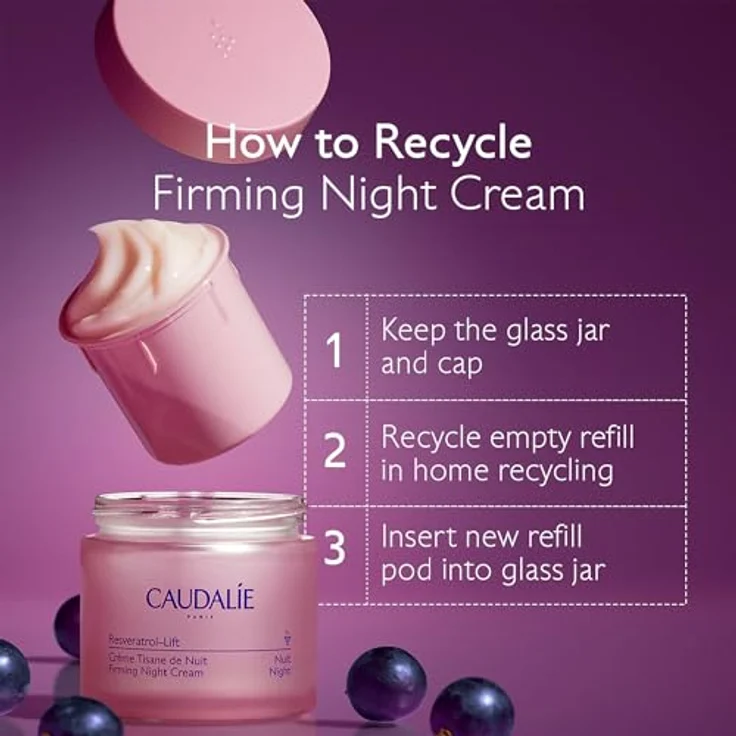 Caudalie Resveratrol-Lift Firming Night Cream Refill 50 ml, Gesichtscreme – Bild 4