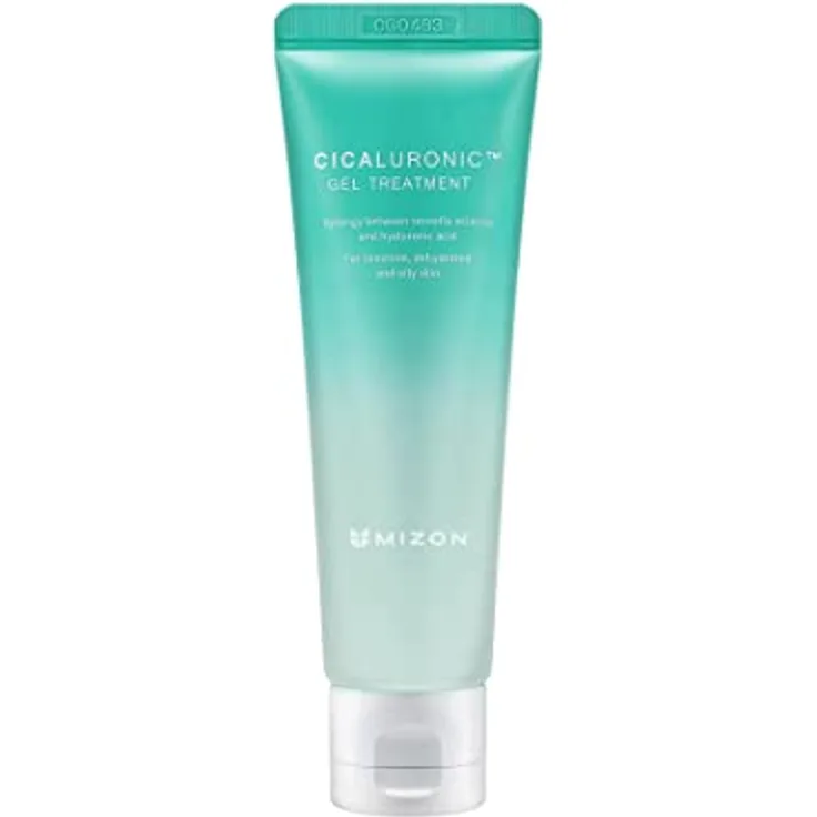 MIZON CICALURONIC GEL TREATMENT (50ml) Koreanische Hautpflege – Beruhigende Gelcreme mit Centella Asiatica und Hyaluronsäure – Für fettige und empfindliche Haut – Vegane Formel