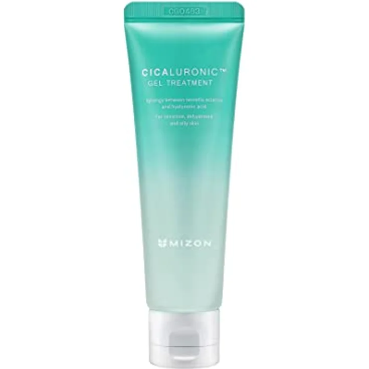 MIZON CICALURONIC GEL TREATMENT (50ml) Koreanische Hautpflege – Beruhigende Gelcreme mit Centella Asiatica und Hyaluronsäure – Für fettige und empfindliche Haut – Vegane Formel – Bild 1