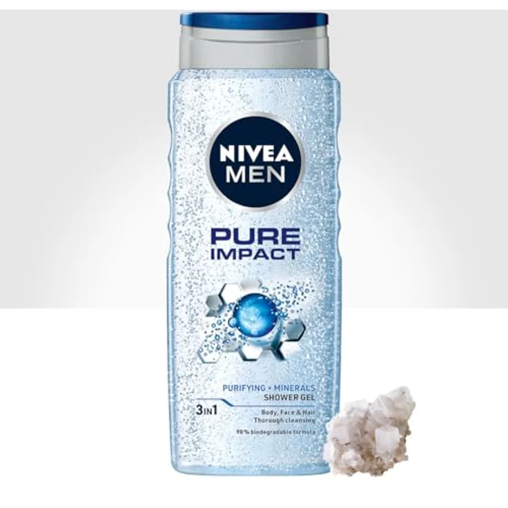 Nivea Men Pure Impact Duschgel für Körper und Haar 500 ml – Bild 6