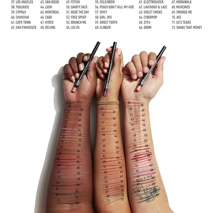 NYX SUEDE matte lip liner #cannes 1 g – Bild 7