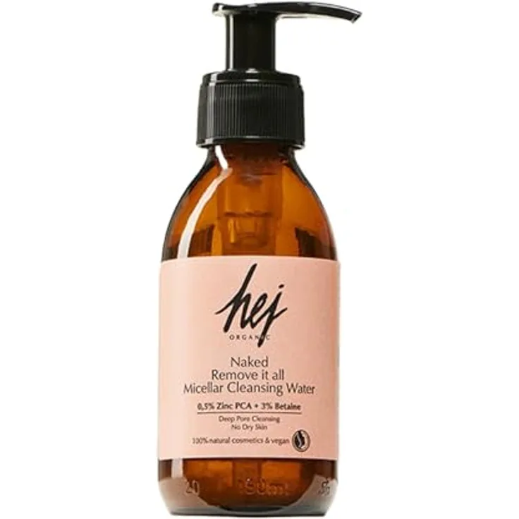 Hej OrganicNaked Remove It All Micellar Cleansing Water Gesichtswasser 150 ml