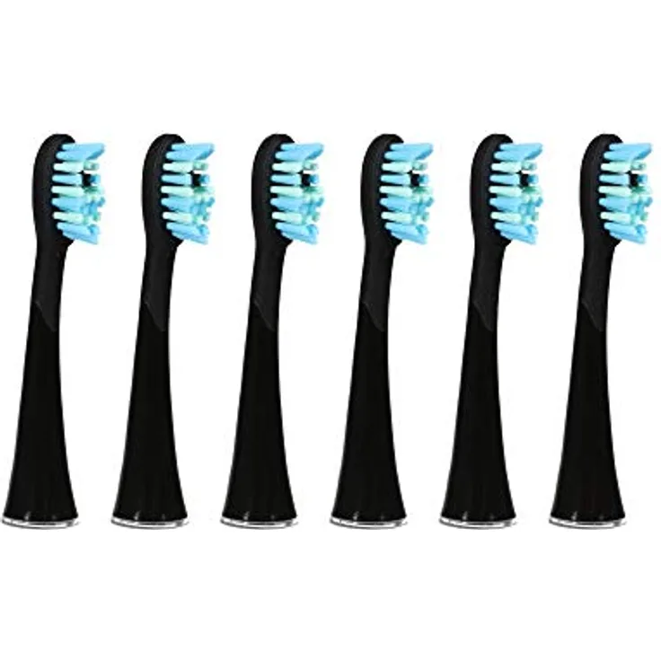 Ailoria Shine Bright Replacement Ailoria Shine Bright Replacement Extra Clean Ersatzbürstenkopf Schwarz 6er Set Elektrische Zahnbürste 1.0 pieces