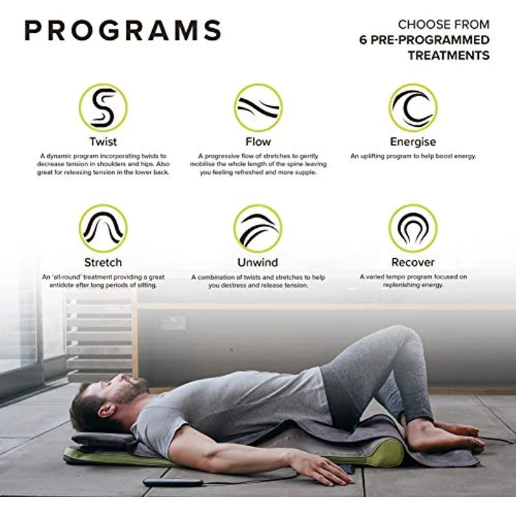 Homedics Meditationskissen mit Massageprogramm und Aromalabel kabellos – Bild 6