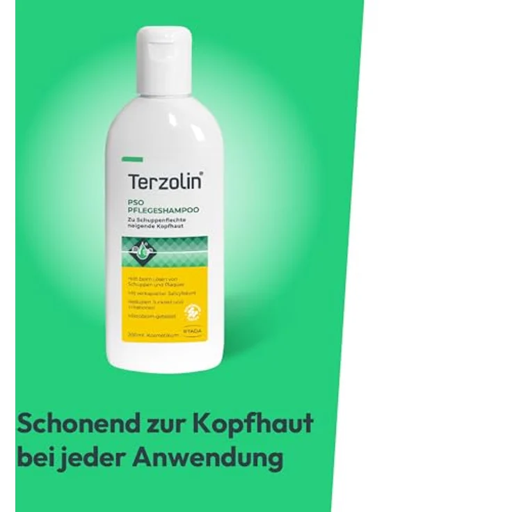 TERZOLIN Terzolin® Sanftes PSO Pflegeshampoo für Schuppenflechte, 200ml – reduziert Juckreiz, ohne Duftstoffe und Parabene – Bild 4