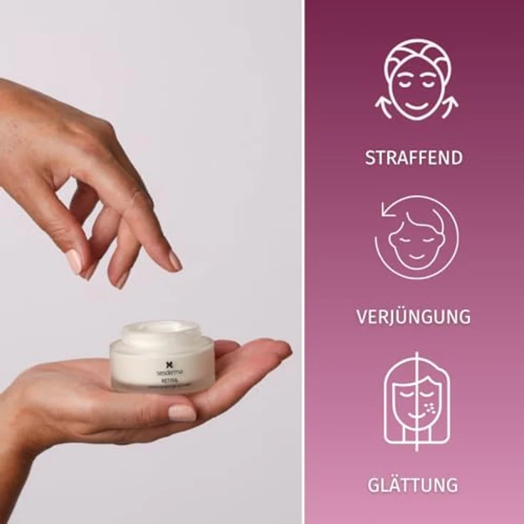 Sesderma Retisil Intensive Pro-Aging Cream 50 ml - Fortgeschrittene Formel für reife Haut, mit innovativem Retinoid, tief hydratisierend und natürlichen Extrakten - SESDERMA – Bild 4