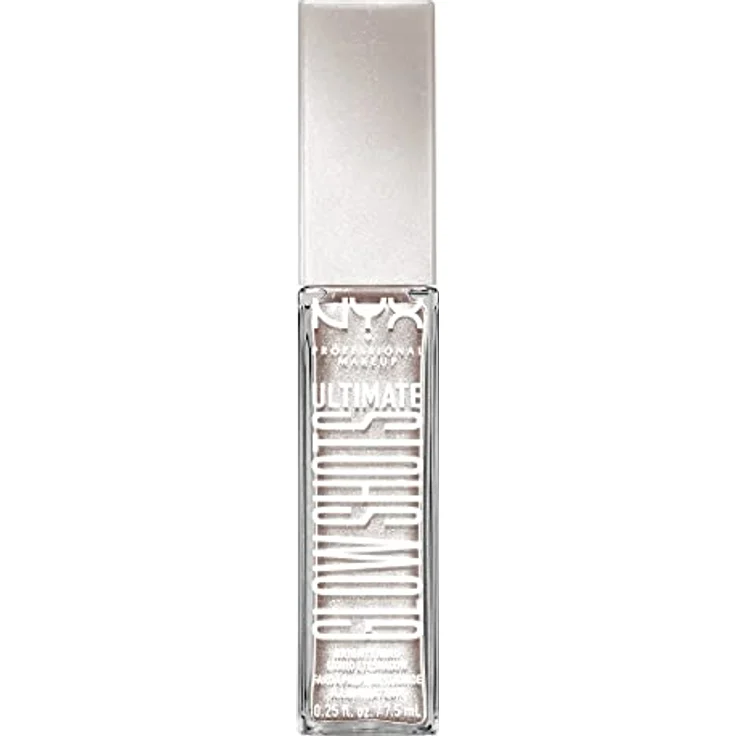 NYX Professional Makeup Ultimate Glow Shots Flüssig-Lidschatten mit Glitzereffekt, Farbton 03 Come Thru Coconut, 7,5 ml – Bild 8