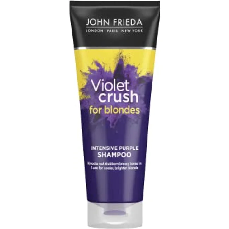 John Frieda Violet Crush Intensiv Purple Shampoo für brasses, blondes Haar, 250 ml