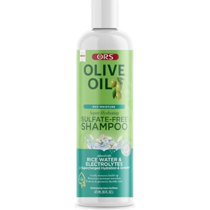 ORS Max Moisture Sulfatfreies Shampoo 473 ml - Sanft, feuchtigkeitsspendend mit Kokosbetain, Glycerin & Menthol, kühlt und beruhigt die Kopfhaut – Bild 1