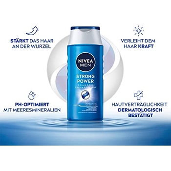 NIVEA MEN Anti-Schuppen Power Shampoo 250 Ml – Mit Bambus-Extrakt, Befreit Von Sichtbaren Schuppen, Für Tägliche Pflege