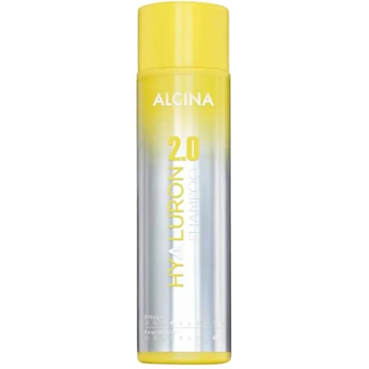 Alcina Hyaluron 2.0 Shampoo (250 ml) - Shampoo für trockene & spröde Haare - Glanz & Geschmeidigkeit - verhindert Hitzeschäden bis zu 230°C - Haarpflege mit Hyaluronsäure & Kaktusfeigenextrakt