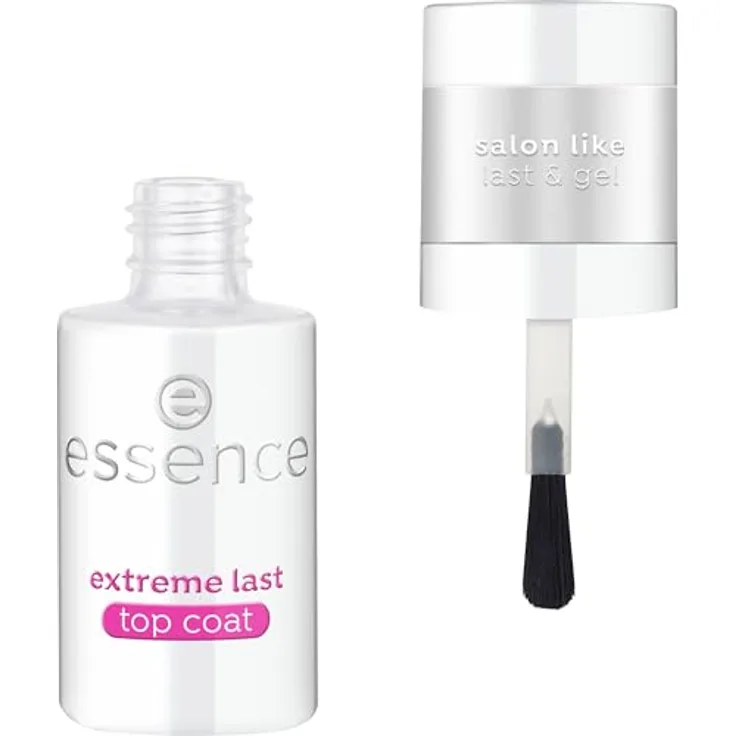 essence cosmetics extreme LAST top coat, Überlack Nr. 01 Transparent langanhaltend glättend schützend glänzend vegan 8ml