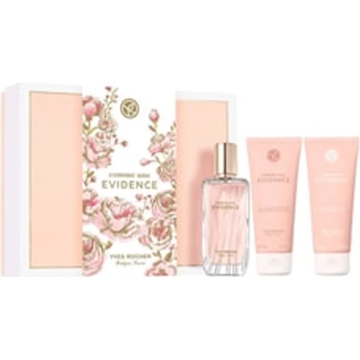 Yves Rocher Comme une Evidence Geschenkset, Duftset mit Eau de Parfum 50 ml, Duschbad 75 ml und Körperlotion 75 ml