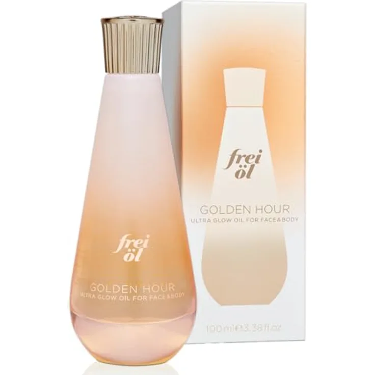 frei öl Ultra Glow Golden Hour Körperöl 100 ml – vegane Anti-Aging-Pflege gegen Falten und Linien