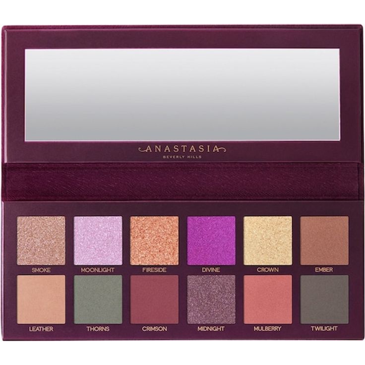 Anastasia Beverly Hills Fall Romance Eyeshadow Palette, 12 hochpigmentierte Lidschatten in erdigen und Metallic-Tönen, 16 g