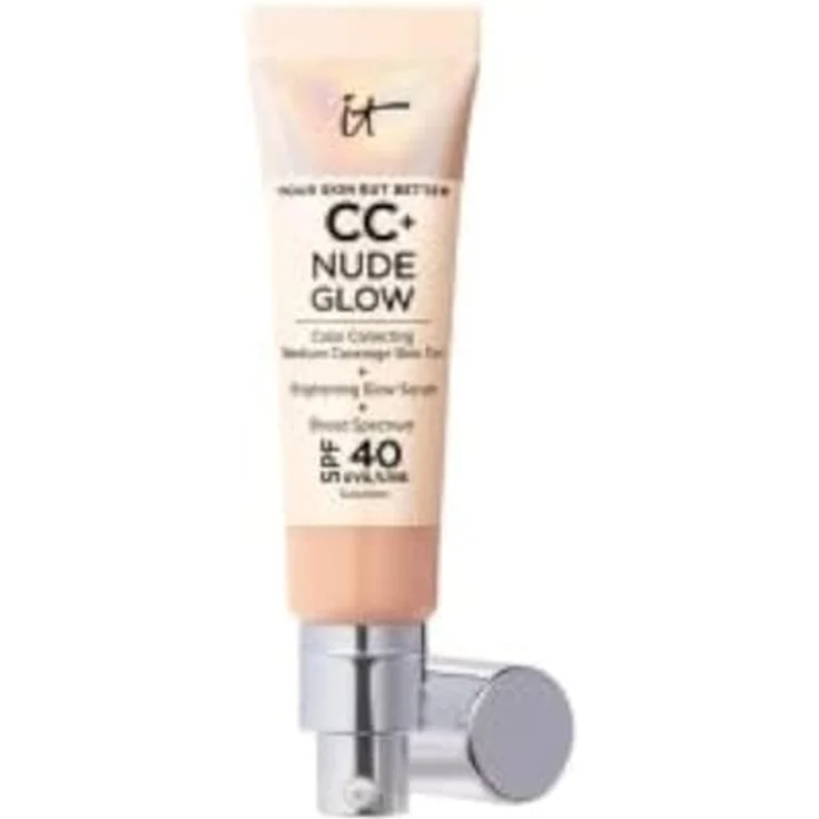 IT Cosmetics CC+ NUDE GLOW lightweight foundation + glow serum SPF40#neutral medium 32ml, Langlebige Qualität – Bild 1