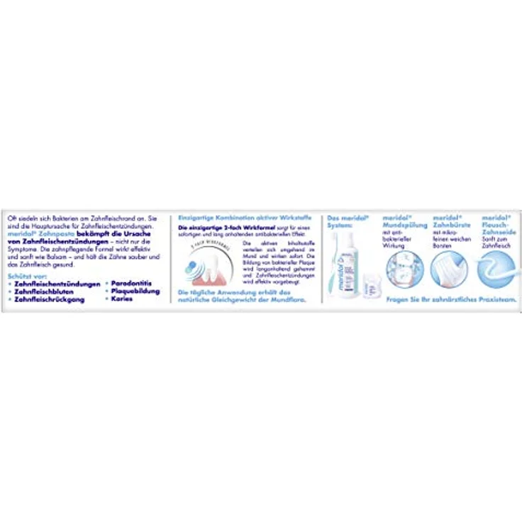 Meridol Zahnfleischschutz Doppelpack 2 x 75 ml, für saubere Zähne & frischen Atem – Bild 2