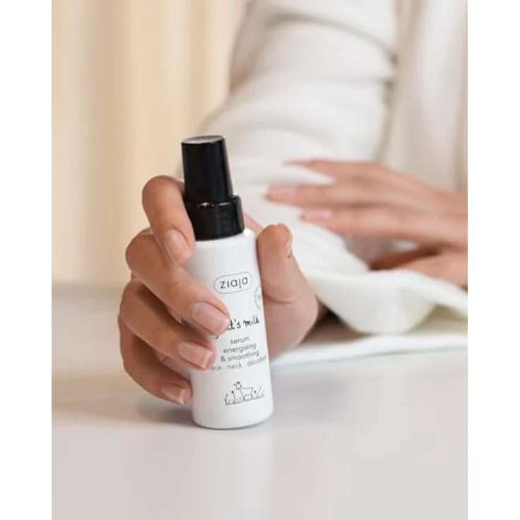 Ziaja Goat's Milk, glättendes Gesichtsserum zur Feuchtigkeitsversorgung und Aufhellung für Gesicht, Hals und Dekolleté, 50 ml – Bild 5