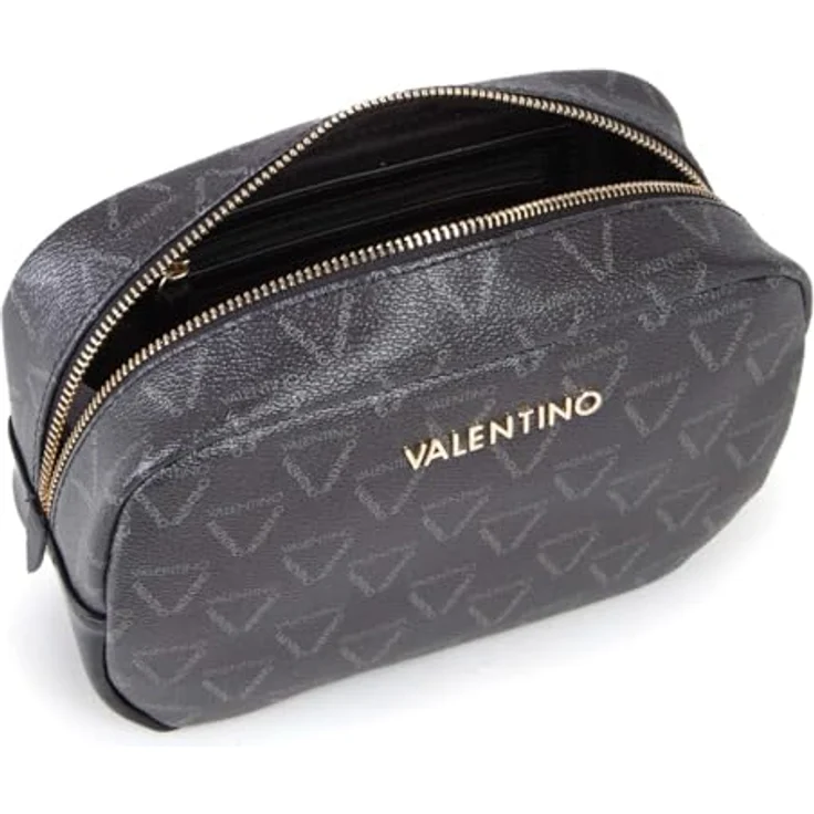 VALENTINO BAGS Kosmetiktasche LADY RE, eleganter Kulturbeutel aus hochwertigem Lederimitat, 22 cm breit, 14 cm hoch, mit Reißverschluss und Logodruck – Bild 3