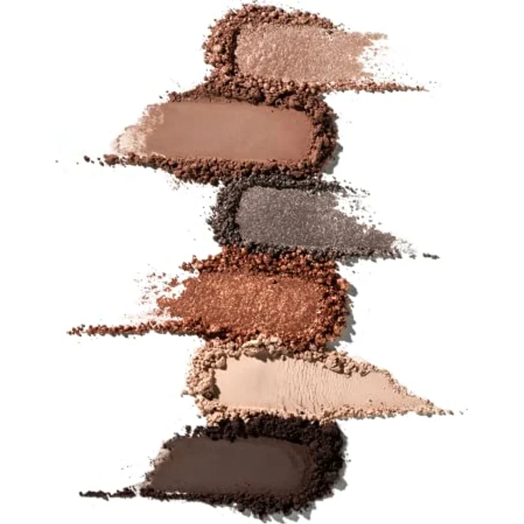 essence mini eyeshadow palette, Lidschatten, mehrfarbig, 6 Farben, langanhaltend, farbintensiv, matt, metallisch, schimmernd, vegan, Mikroplastik Partikel frei, Nanopartikel frei (5g) – Bild 4