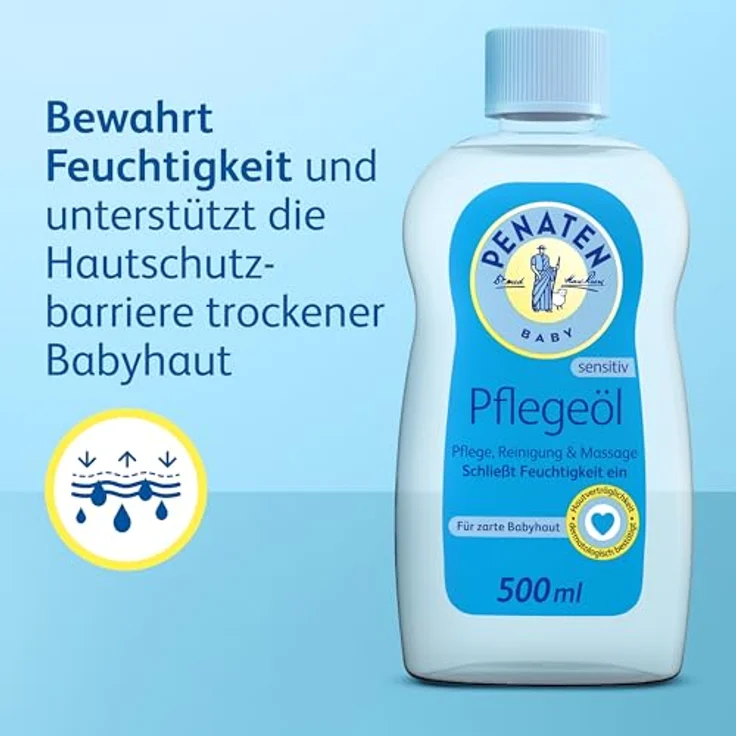 Penaten Klassik Pflegeöl Babyöl 500 ml - Preisvergleich – Bild 5