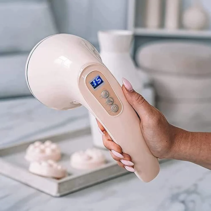 Beautifly Massagegerät B-SKINN-BODY Cellulite Massagegerät Set mit rotem Wärmelicht und 10 Intensitätsstufen – Bild 7