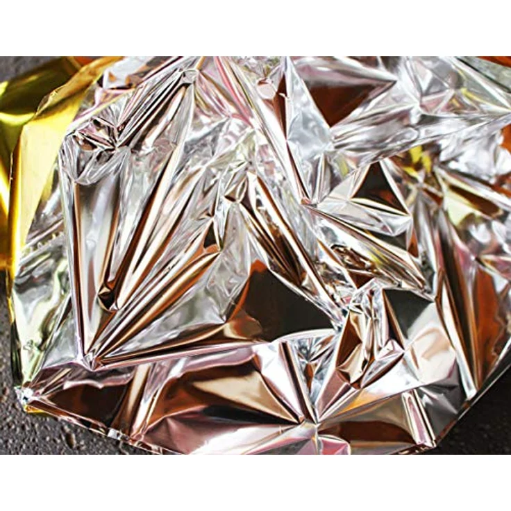 Medi-Inn Erste-Hilfe-Set Rettungsdecke, 160 x 210 cm, gold/silber, 10 Stück, ultradünn und widerstandsfähig für Kälteschutz und Hitzeschutz – Bild 9