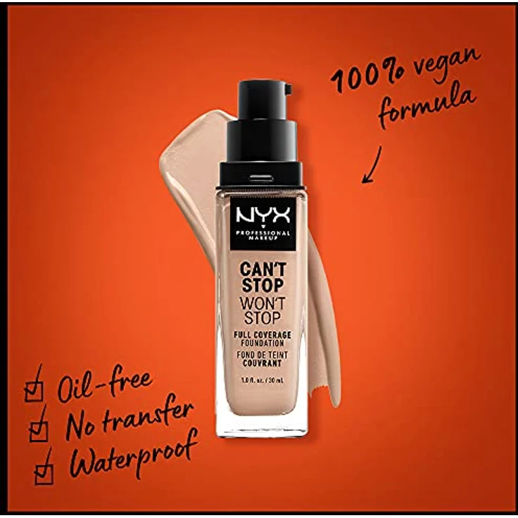 NYX Professional Make-up Can't Stop Won't Stop Light 30 ml – Bild 2