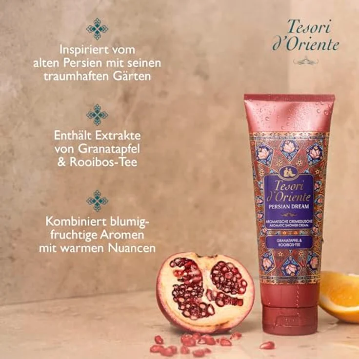 Tesori d´Oriente Cremedusche Persian Dream Ritual, 250ml Duschgel mit pflegender Formel – Bild 5