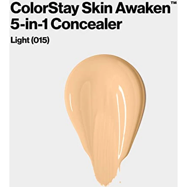 Revlon Colorstay Concealer, 30 g, 5-in-1 Abdeckstift mit 24-Stunden-Haltbarkeit, übertragungssicher, angereichert mit Koffein und Vitamin C, für natürliche Deckkraft – Bild 2