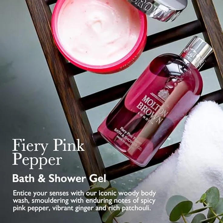 Molton Brown Gel Bath & Body Fiery Pink Pepper Bath & Shower Gel 300 ml – Bild 3