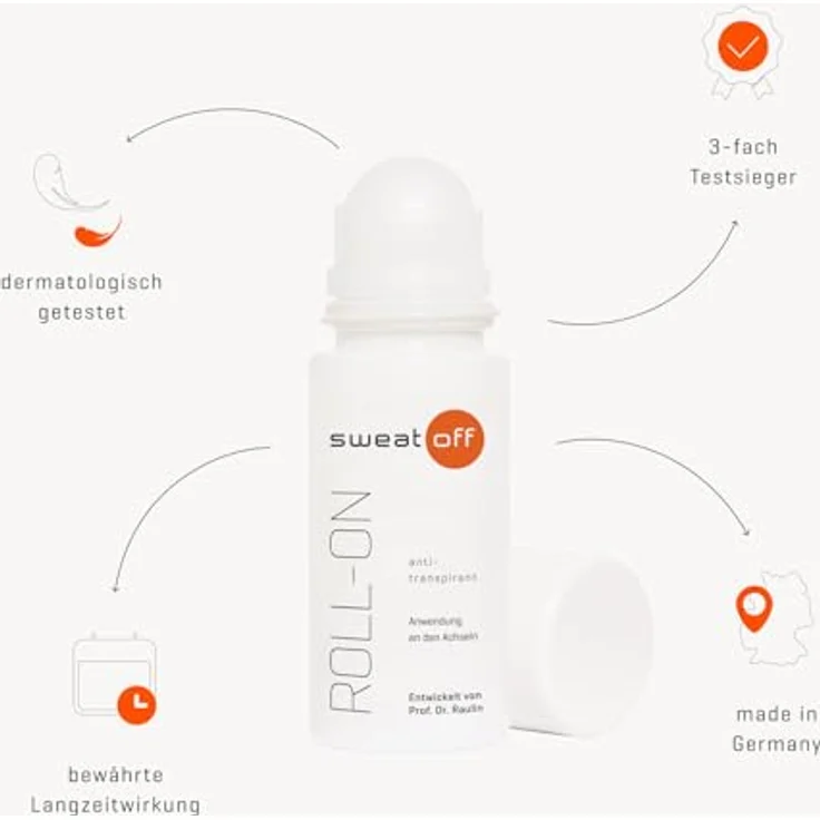 SWEAT-OFF Antiperspirant Deo-Roller 50 ml – Bild 2