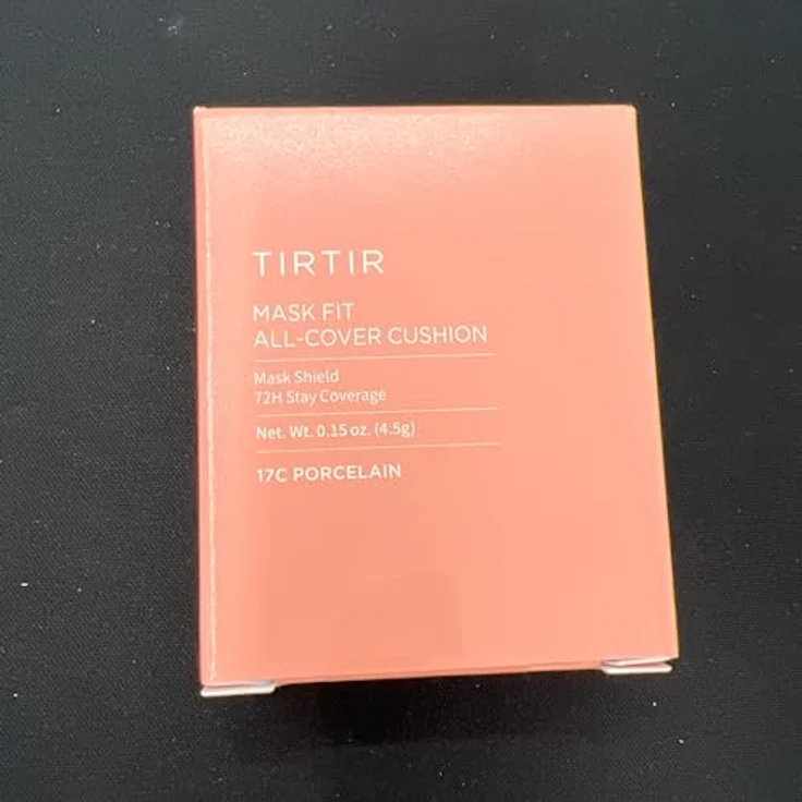 TIRTIR Mask Fit Aura Cushion Mini, mattierendes Make-up im Schwämmchen, Farbton 17C Porcelain, 4.5 g, mit ausgezeichneter Abdeckung und langanhaltendem Effekt – Bild 7