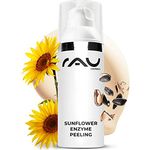 RAU Cosmetics Enzympeeling Sunflower Enzyme Peeling 50 ml - Gesichtspeeling für die Gesichtsreinigung - Chemisches Peeling auf Enzym Basis mit Sonnenblumenöl, Vitamin C und Vitamin E