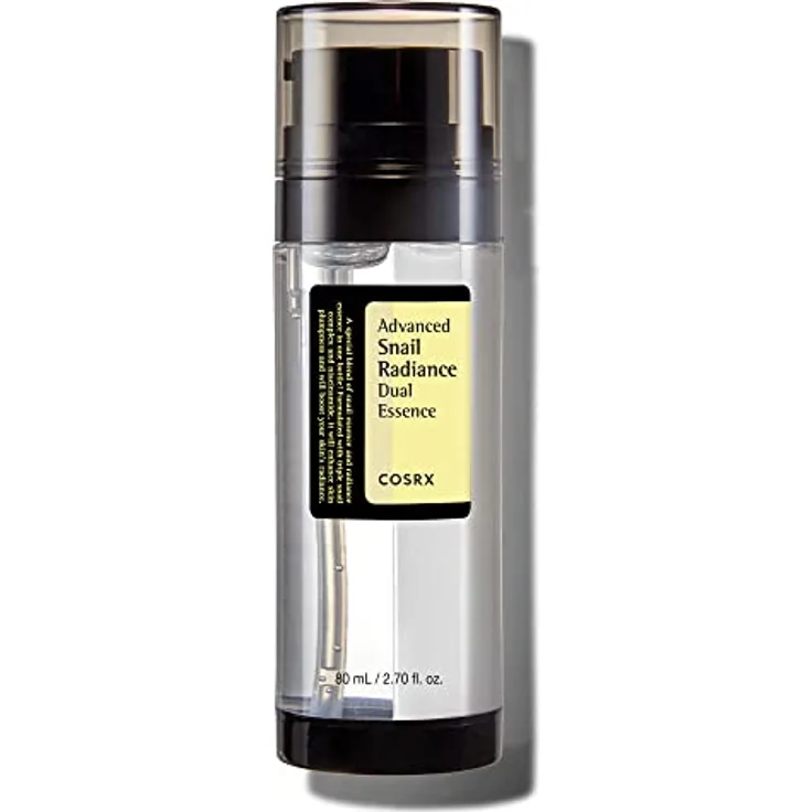 COSRX Niacinamide 5% + Snail Mucin 74% Dual Essence, Hydrating & Brightening, Korean Skincare, 2.70 fl.oz / 80ml
