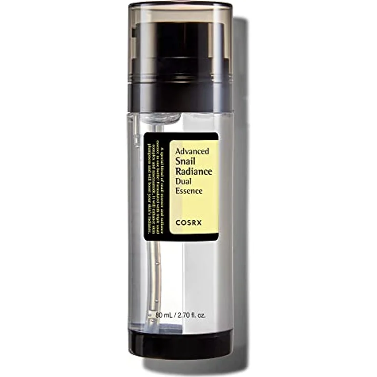 COSRX Niacinamide 5% + Snail Mucin 74% Dual Essence, Hydrating & Brightening, Korean Skincare, 2.70 fl.oz / 80ml – Bild 1