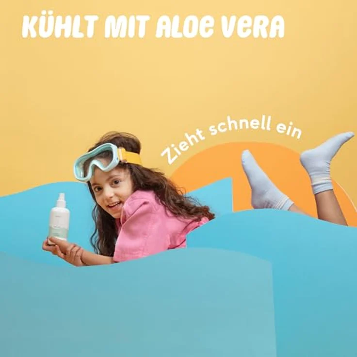 Naïf Kühlendes Aftersun-Spray für Baby & Kind - 0% Parfüm - Beruhigt und kühlt die Haut - Ohne Mikroplastik, Mineralöle oder Silikone - Dermatologisch Getestet - Vegan - 175ML – Bild 2