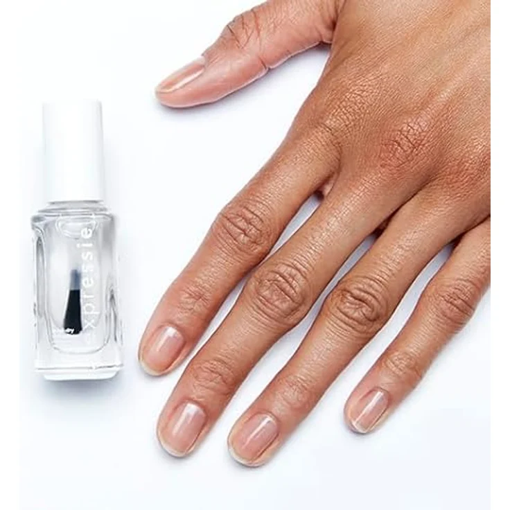 Essie Schnelltrocknender Nagellack „expressie“, Nr. 390 always transparent, Klar, Vegane Formel, 10 ml – Bild 5
