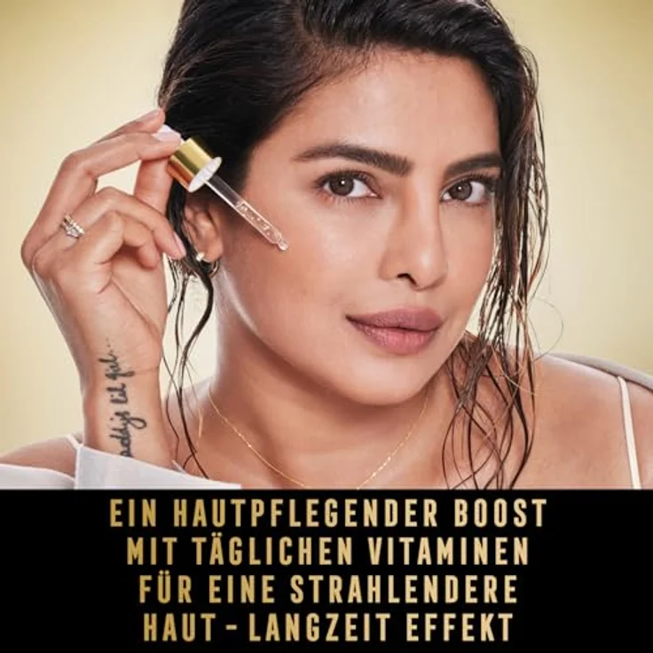 Max Factor Miracle Pure Illuminating Serum, Pflegeboost für die Haut mit Vitamin C und Niacinamide, 30 ml, goldene Pigmente für ein gesundes Strahlen – Bild 5