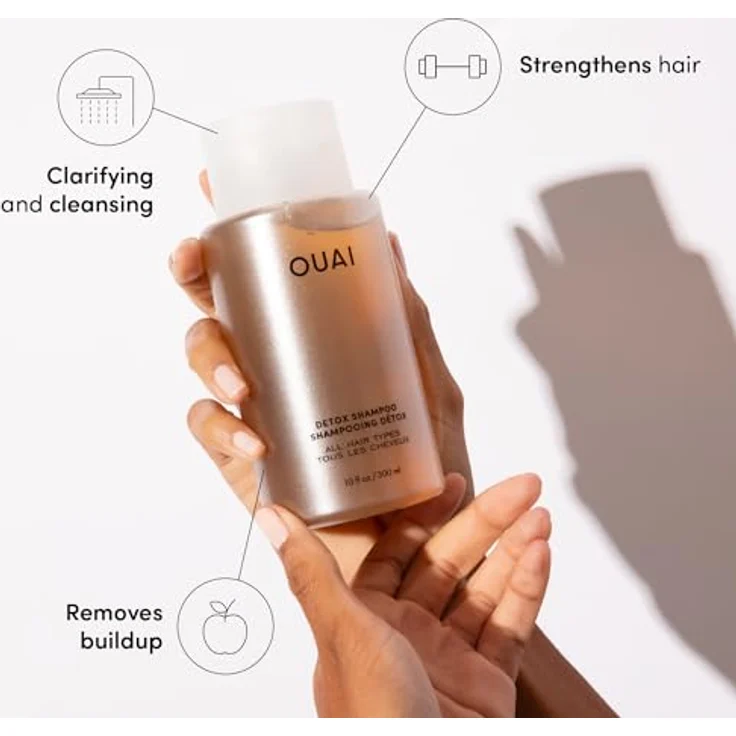 Ouai Shampoo und Conditioner Ouai Shampoo und Conditioner Detox Shampoo Haarshampoo 300 ml – Bild 2