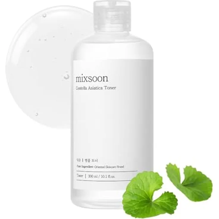 mixsoon Centella Asiatica Toner 10,14 fl oz / 300 ml, alkoholfrei, für alle Hauttypen geeignet
