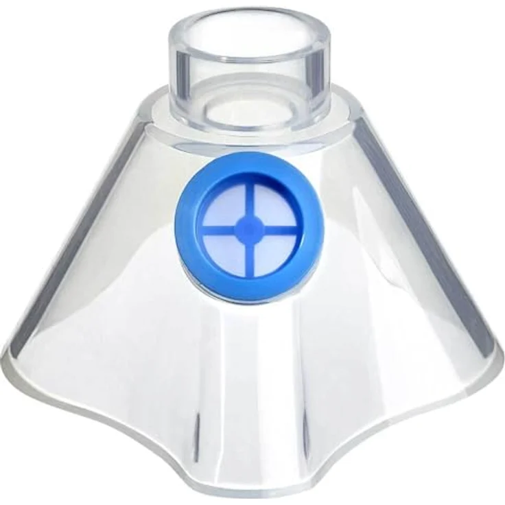 WEPA APONORM Inhalator Silikon-Maske Gr.L, blaue Inhalationsmaske für Erwachsene, 1 Stück – Bild 2