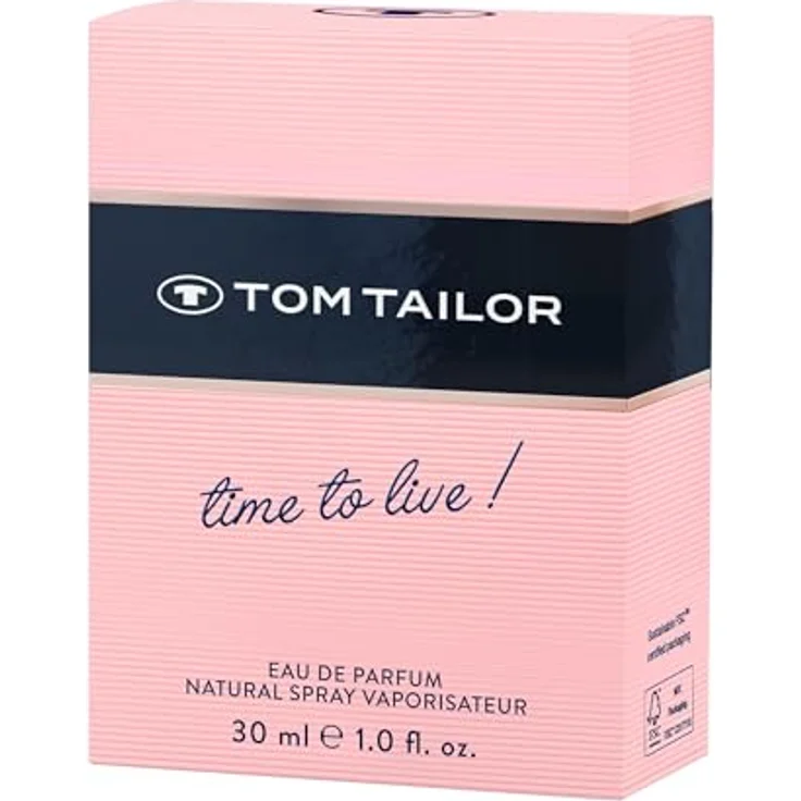 Tom Tailor® Time To Live Eau de Parfum Natural Spray, floral-fruchtiger Damenduft mit indigoblauer Verschlusskappe, 50 ml – Bild 4