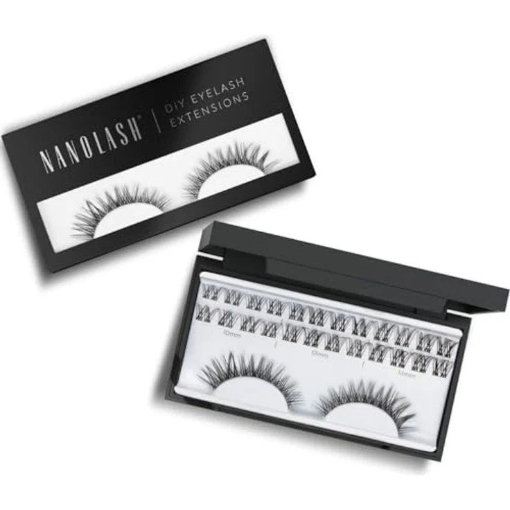 NANOLASH Charm Wimpern, falsche Wimpern für Wimpernverlängerung, 36 Segmente in 10 mm, 12 mm und 14 mm, elastische Struktur – Bild 1