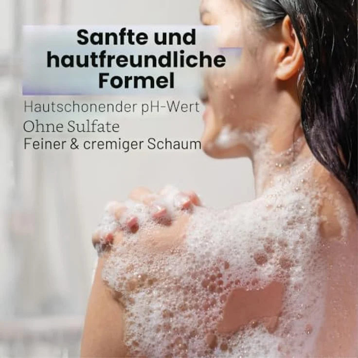 Panier des Sens Natürliches Duschgel Lavendel, feuchtigkeitsspendend mit Sheaöl, 96% natürliche Inhaltsstoffe, pH-mild, 200 ml – Bild 5