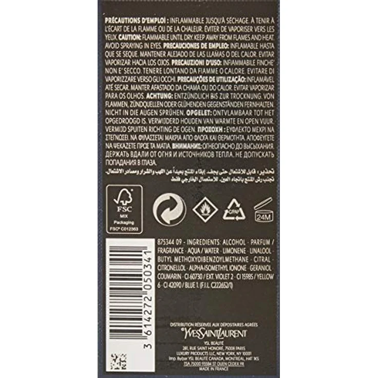 Yves Saint Laurent Y Eau de Parfum (EdP) Herrenduft 60 ml Duftfamilie: Fougere, aromatisch – Bild 3