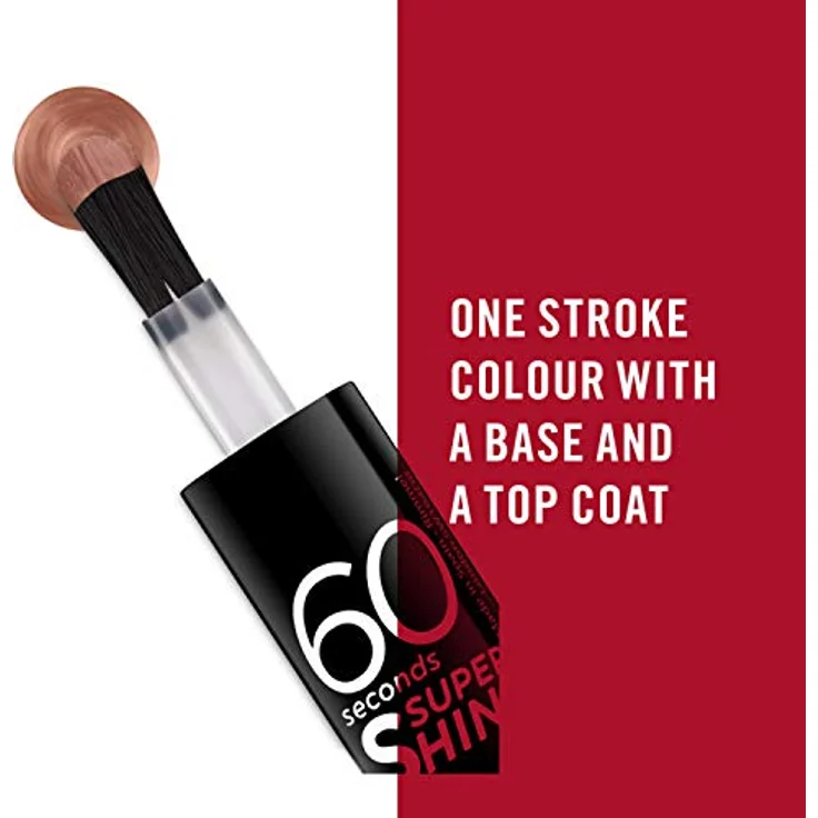 Rimmel London 60 Seconds Super Shine 709, Top Coat Nagellack, 8 ml – Bild 5